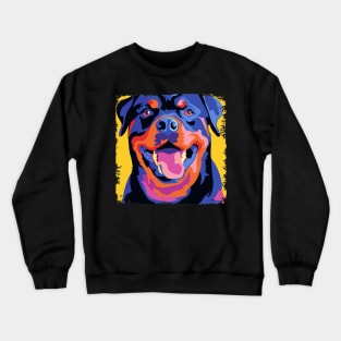 Rottweiler Pop Art - Dog Lover Gifts Crewneck Sweatshirt